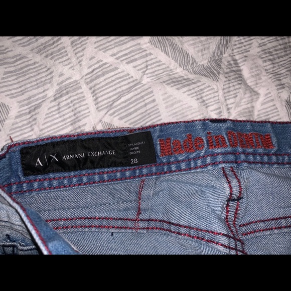 Amazing looking Armani Exchange ripped jeans - Picture 4 of 7